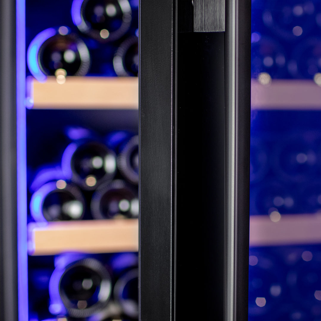 Allavino Cascina 2X-KWR248S-1BG black glass door wine refrigerator