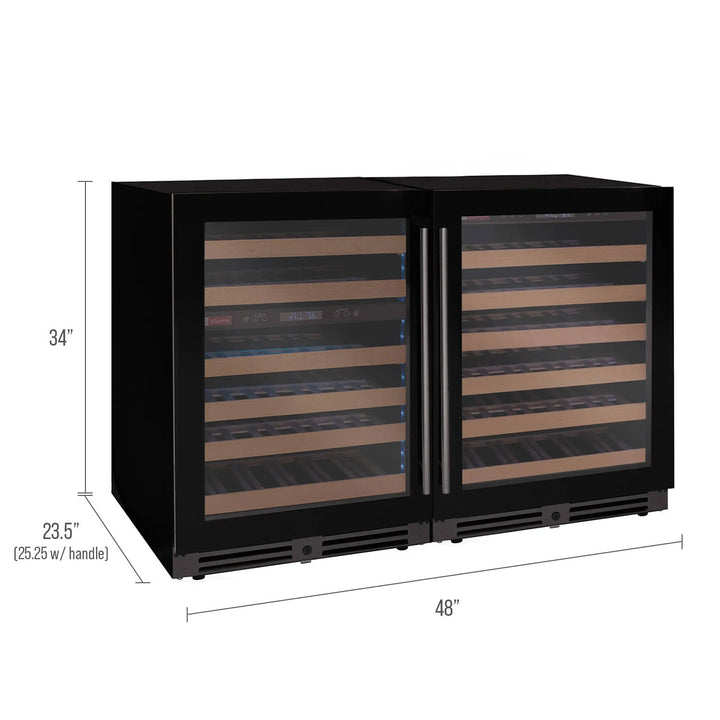 Allavino Reserva 3Z-BDW5034-BS wine refrigerator dimensions