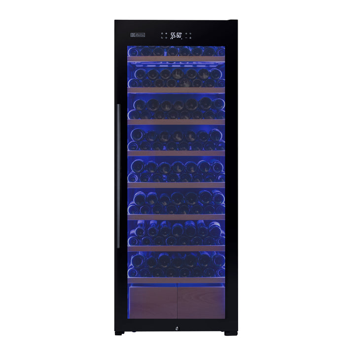 Allavino Cascina KWR248S-1BGR black glass door wine refrigerator