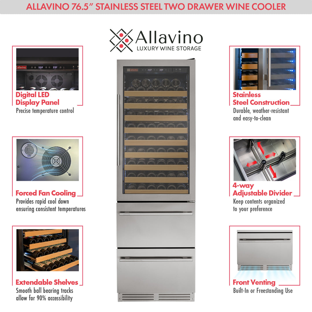 Allavino YHWR172-2SR20 Features