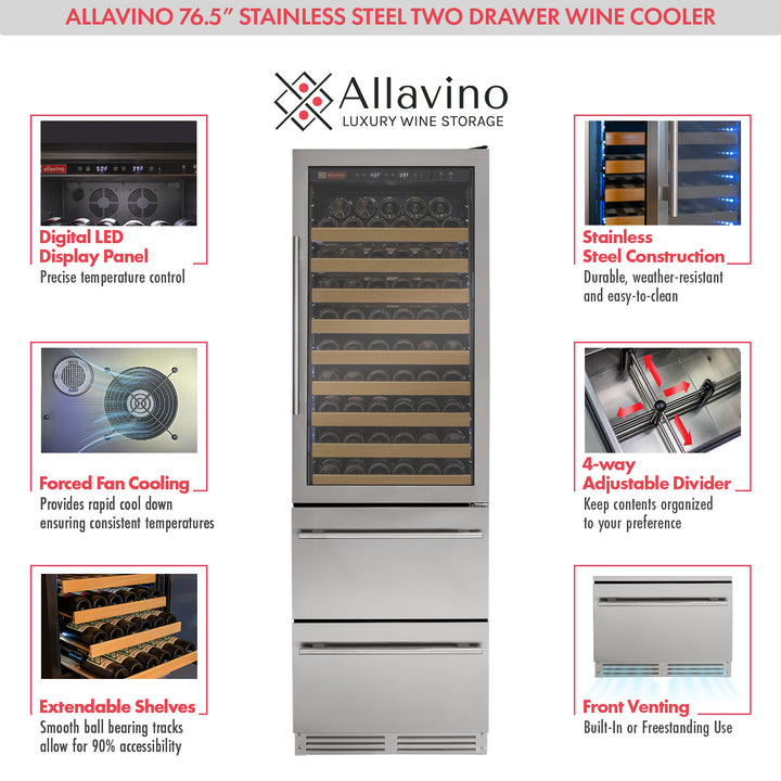 Allavino YHWR172-2SR20 Features