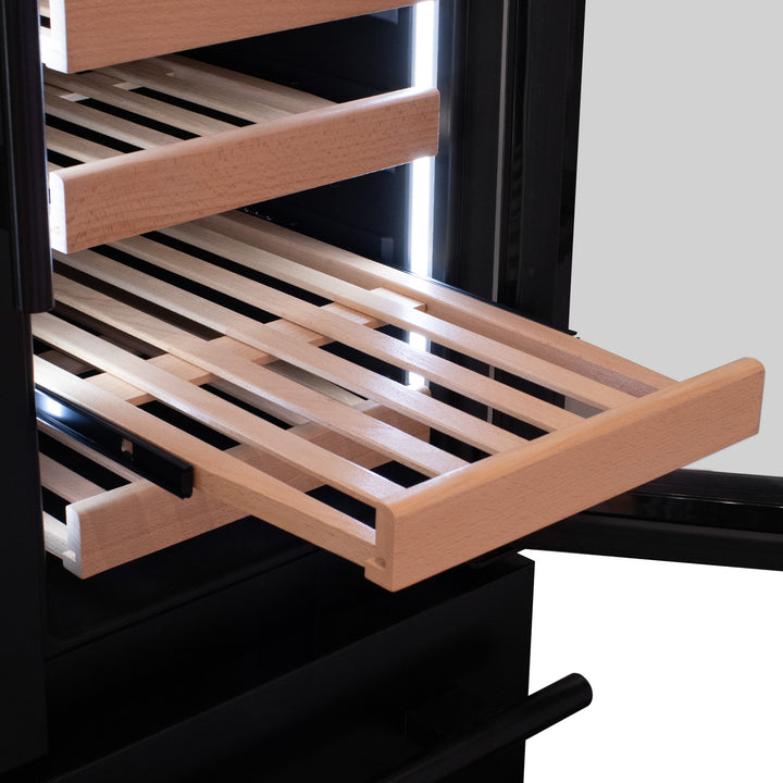 Allavino YHWR7731FD-B wine refrigerator shelves