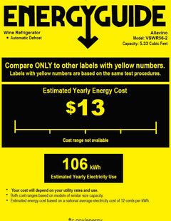 An energy guide for VSWR56-2 coolers