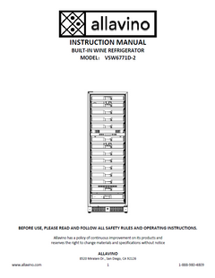 The product manual for VSW6771D-2