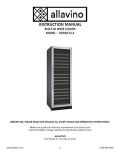 The VSWR172-2 instruction manual