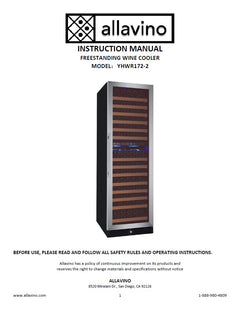 A product guide for the YHWR172-2 cooler