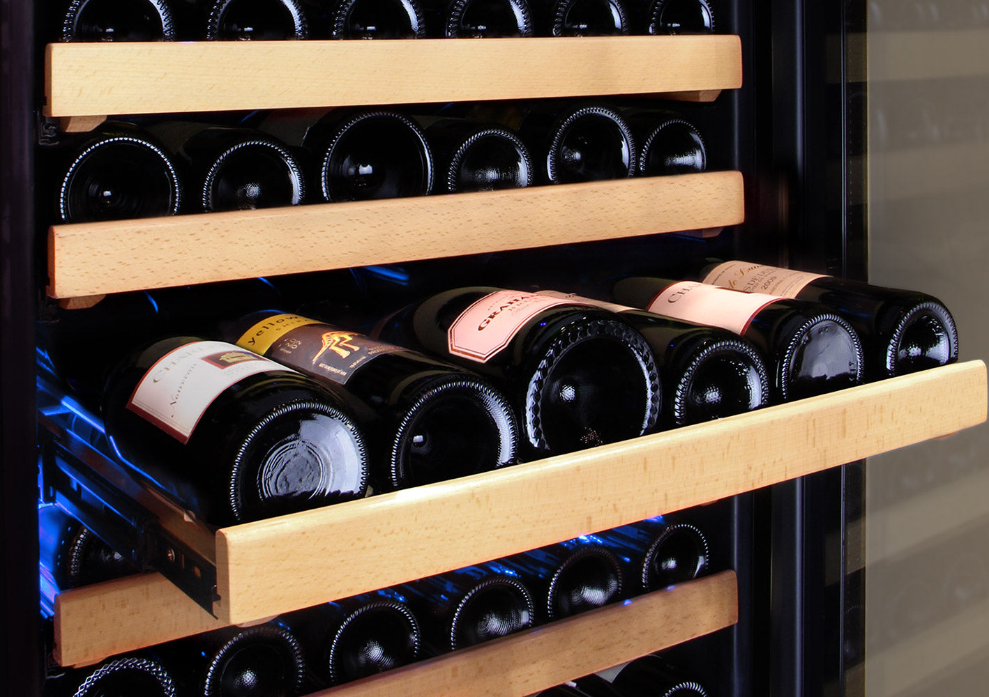 24 wide wine discount rack